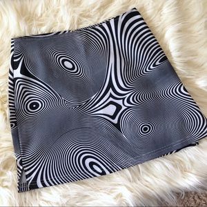 psychedelic skater skirt